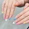 Vibrant Color - Block French - Style Press - On Nails