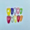 Vibrant Fruit - Inspired Colorful Press - On Nails